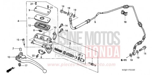 CLUTCH MASTER CYLINDER CB1300F3 de 2003